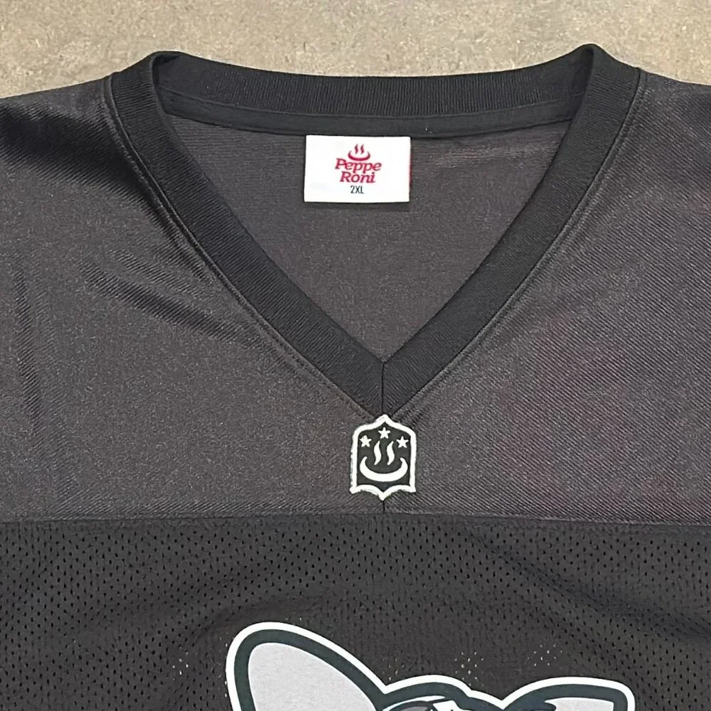 (NWOT) BASE CREAM x PPRN ‘KUKA’ Korea Unisex Football Jersey (Black) - Picture 15 of 16